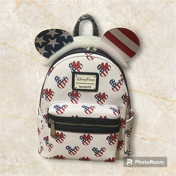 Loungefly Handbags - Disney Parks Loungefly star spangled banner Mickey mini bag.